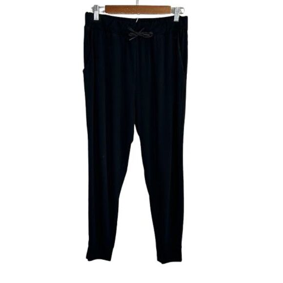 Cozy Earth Women’s Large Bamboo Joggers Sweatpants Black Drawstring - Picture 1 of 8